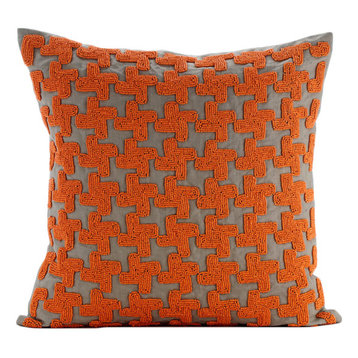 THE 15 BEST Orange Decorative Pillows For 2022 Houzz   310149570746933a 1202 W358 H358 B1 P10   