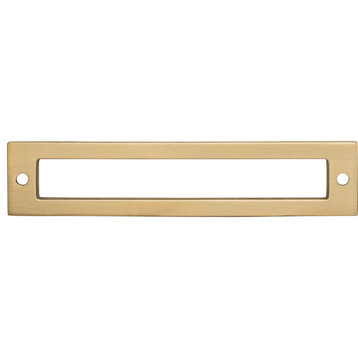 Top Knobs TK925 Hollin 5 Inch Center to Center Pull Backplate - Honey Bronze