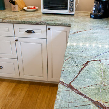 Kraftmaid Kitchen - Mixed Color Countertop