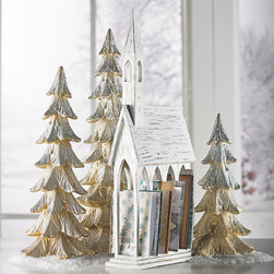 Church Greeting Card Holder - Holiday Decorations