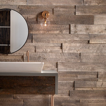 Modern Bathroom - Wood Plank