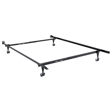 Corliving Adjustable Metal Bed Frame, Twin-Full