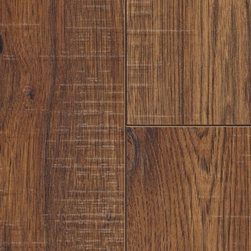 Distressed Brown Hickory Laminate Flooring - Laminate Flooring