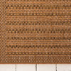 Unique Loom Light Brown Checkered Outdoor 7'x10' Area Rug
