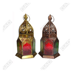 HEXA COLORED HANGING LANTERNS - Outdoor Hanging Lights