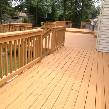 Rainbow G&J Painting Exterior Deck and Stain refinish