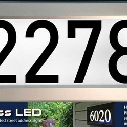 Address LED - illuminated house numbers - House Numbers