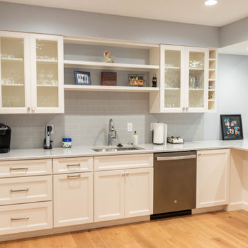 Basement Renovation with Play Area and Kitchenette