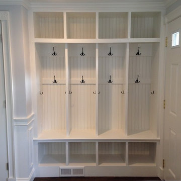 Charlestown MA Entry Mudroom Cubbies