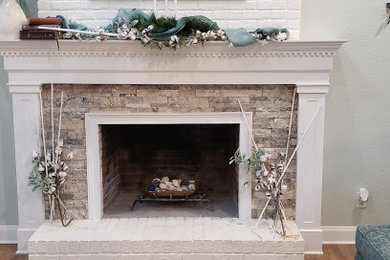 Elegant living room photo in Other