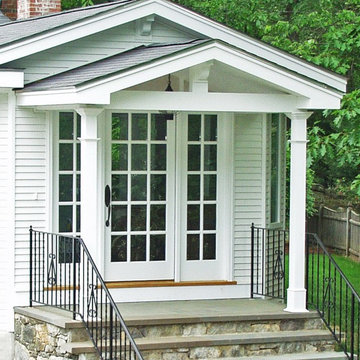 Bedford, MA sunroom and side deck by Archadeck of Suburban Boston