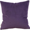 HOWARD ELLIOTT BELLA Pillow 24x24 Eggplant Purple Down Insert