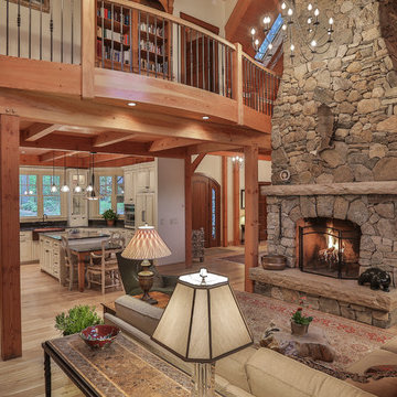 Lassen Timberpeg Timber Frame Home