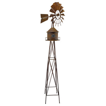 Windmill Rust Water Tower Small