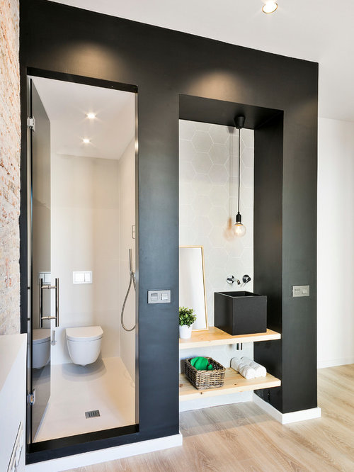 400 Industrial Powder Room Design Ideas & Remodel Pictures Houzz