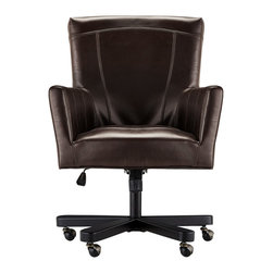 Colette Distressed Brown Desk Chair - Desks And Hutches