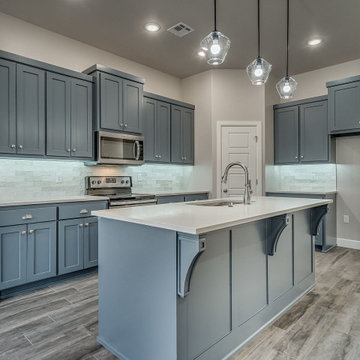 Tiny Blue Kitchen Upgrade in San Jose, CA