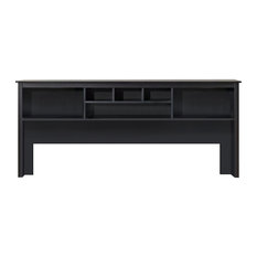 King Storage Headboard, Black