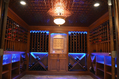 Inspiration for a timeless wine cellar remodel in Philadelphia