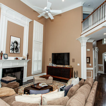 Open Floor Plan Kitchen, Dining, and Living Room