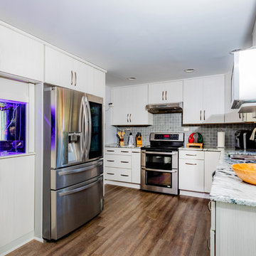 Contemporary Fish Tank Kitchen Design Richmond, VA