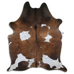 Rug Addiction - NATURAL HAIR ON Cowhide Rug DE TRICOLOR - Natural Cowhide Area Rugs. We take the guess work out of buying cowhides. We will send you pictures of the exact hide before you buy. We have over 3000 cowhides in stock just tell the size color and style and we will send you pictures for approval. You can always text us at 310-601-0021 to place your order.
