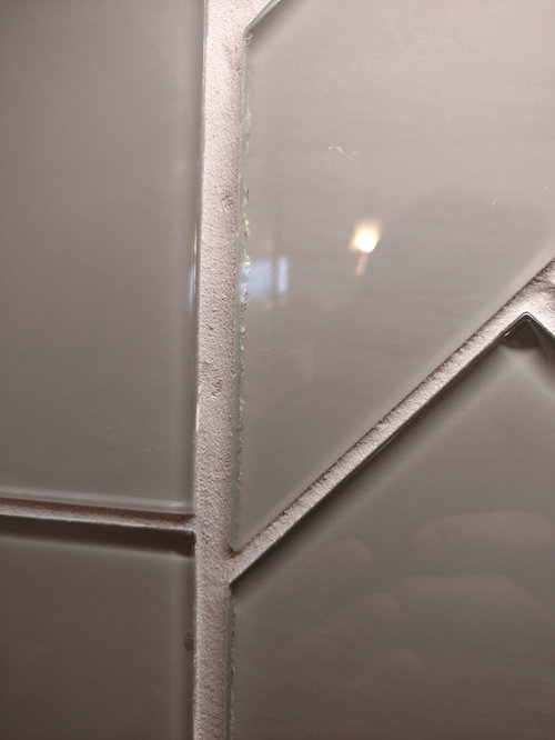 Glass Tile Redone Again Except More Problems
