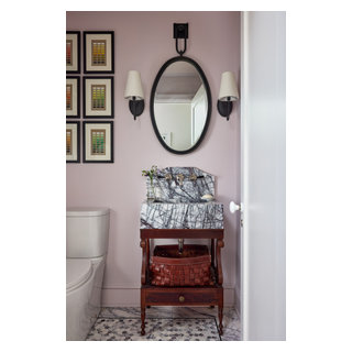 Central Park West Historic House District - Transitional - Powder Room ...