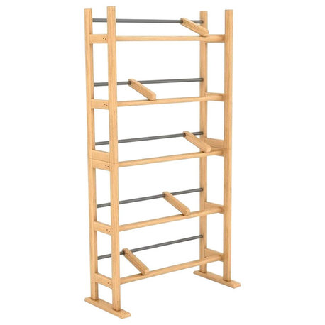 Pemberly Row 41" Media Storage Rack in Maple