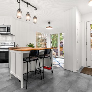 Kitchen Remodel with Butcher Block Counter