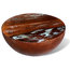VidaXL Bowl Shaped Coffee Table Solid Reclaimed Wood With Steel Base