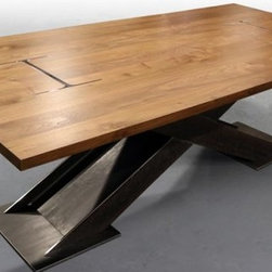 The "X" I-Beam Table - Dining Tables