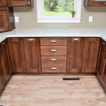 Knox, IN. Haas Signature Collection, Hickory Sienna Kitchen