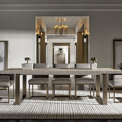 Modern-Quartz Robards Rectangular Dining Table - Dining Tables