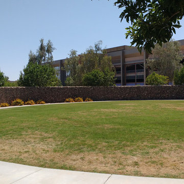 Biggest gabion facade wall in Phoenix, AZ