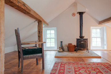 Inspiration for a country living room remodel in Philadelphia
