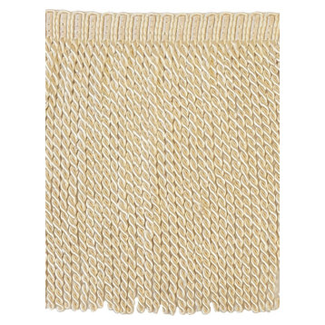 5 Yard Value Pack - 9 Inch Long Ivory / Ecru Bullion Fringe Trim, Basic Trim Col