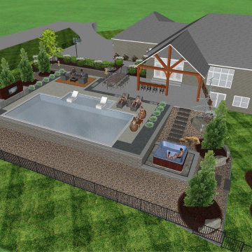 Modern Pool Background