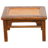 Small Antique Provincial Wood Rattan Tea Table - Asian - Coffee Tables ...