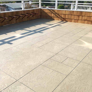 Stamped Concrete Pool Deck
