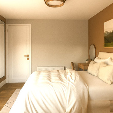 Warm Minimalist Bedroom
