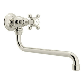 Rohl A1445XM-2 Italian Country Kitchen 1.5 GPM Wall Mounted 1 - Polished Nickel