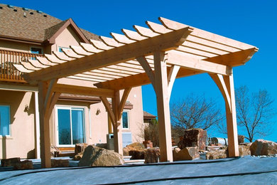 Patio - craftsman patio idea in Denver