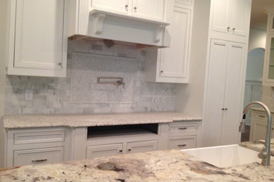 Example of a transitional kitchen design in Atlanta