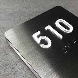 LED Room Numbers Lighted - House Numbers