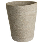 Design Ideas - Melia Wastecan, Sand - Sometimes a desk or office space can feel a little rigid. That's why we've developed these supple containers out of natural woven jute to help organize your space while softening your surroundings. Melia wastecans are available in a palette of soothing yet sophisticated earthy tones and are discreetly lined with plastic for easy cleaning.