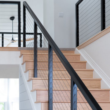 Fireplace, Master Bath and Entryway + Staircase renovation