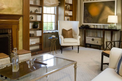 Example of a classic living room design in DC Metro