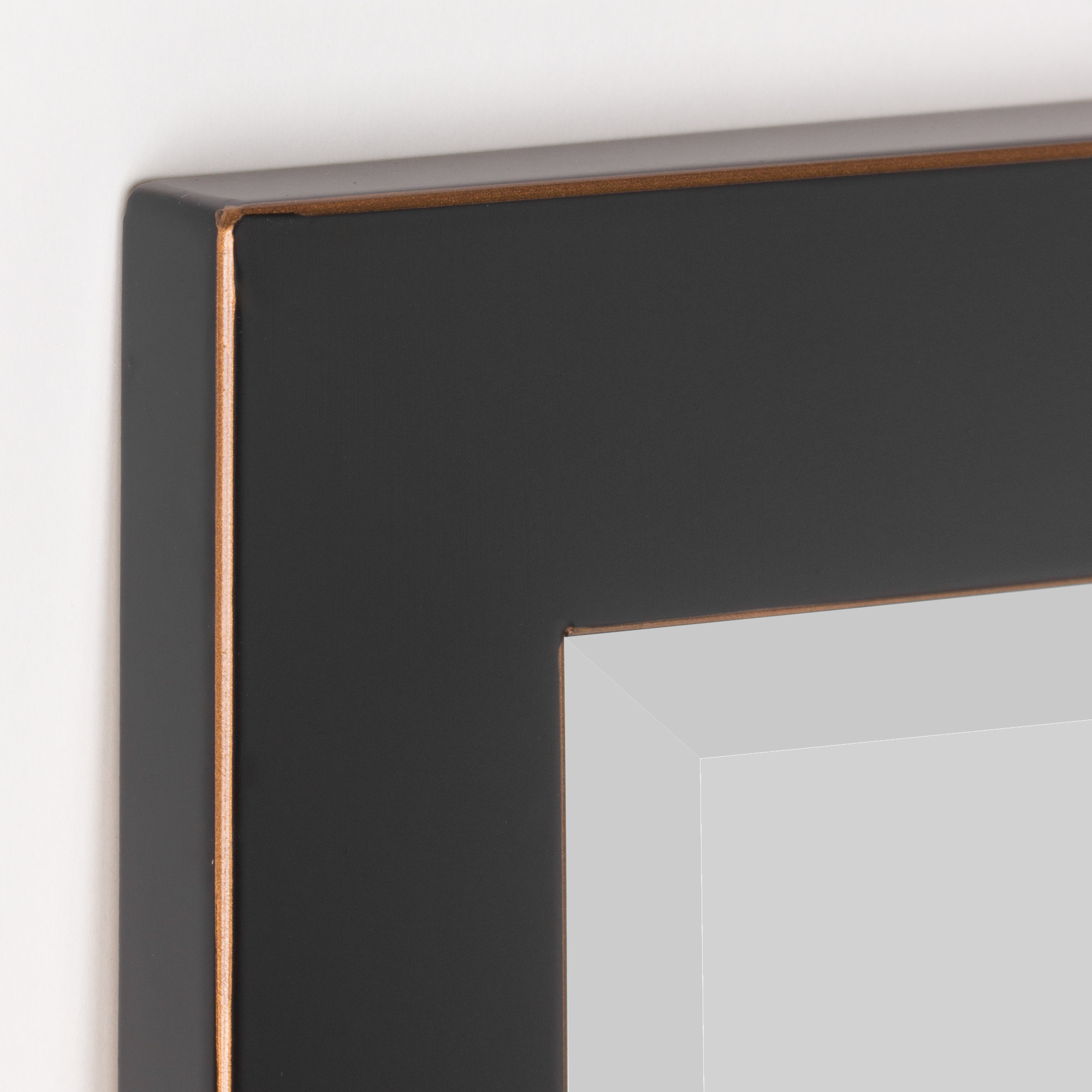 Classic Oil Rubbed Bronze Metal Frame Mirror, 30" x 40"
