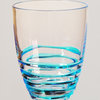 14 Oz Double Old Fashion Tumbler, Set Of 4, Blue